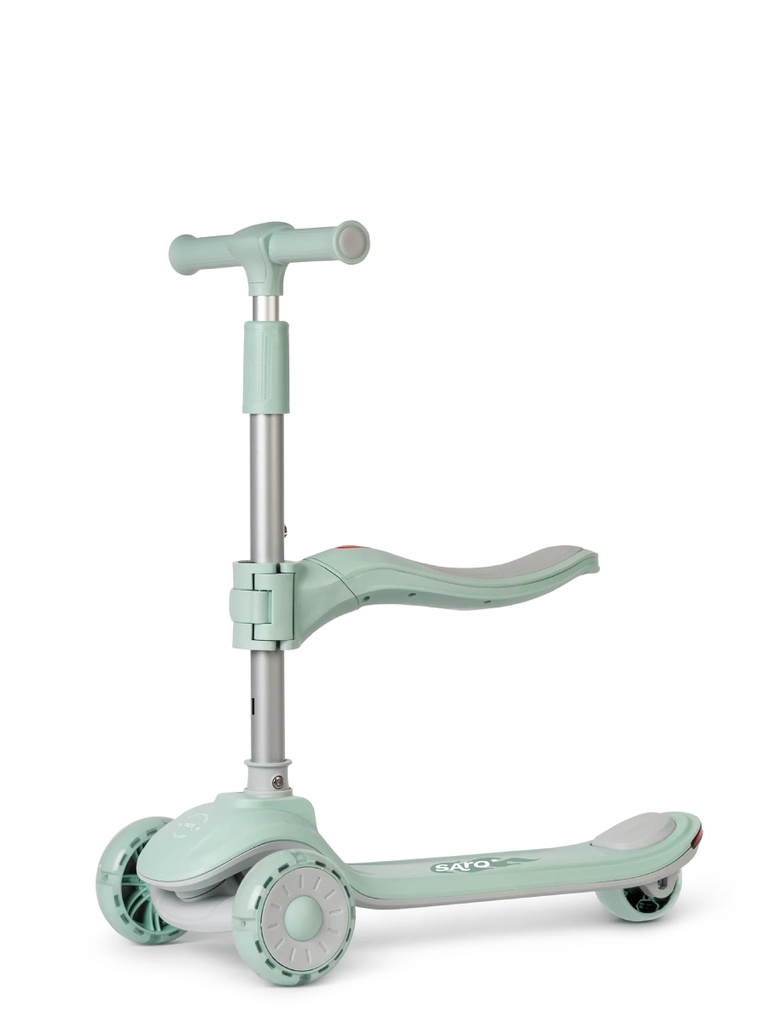 Patinete evolutivo musical 2 en 1 “Cool Rider” Menta