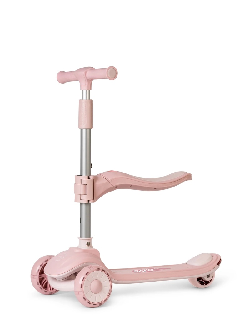 Patinete evolutivo musical 2 en 1 “Cool Rider” Rosa