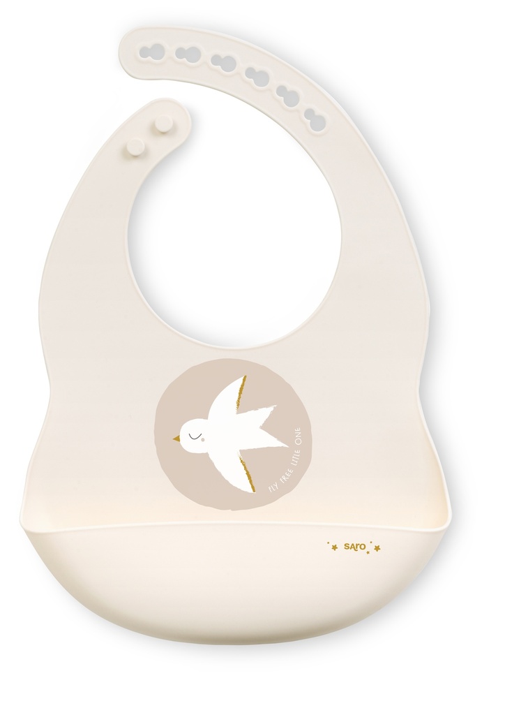 Babero silicona "Fly Free"