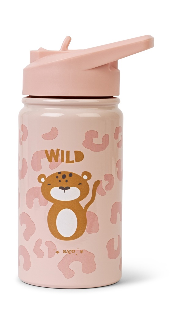 Botella térmica con pajita 350ml. "Born to be Wild"