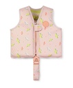 Chaleco flotador de aprendizaje Tropicool pink