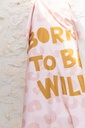Toalla microfibra "Born to be wild" 80 x 140 cm
