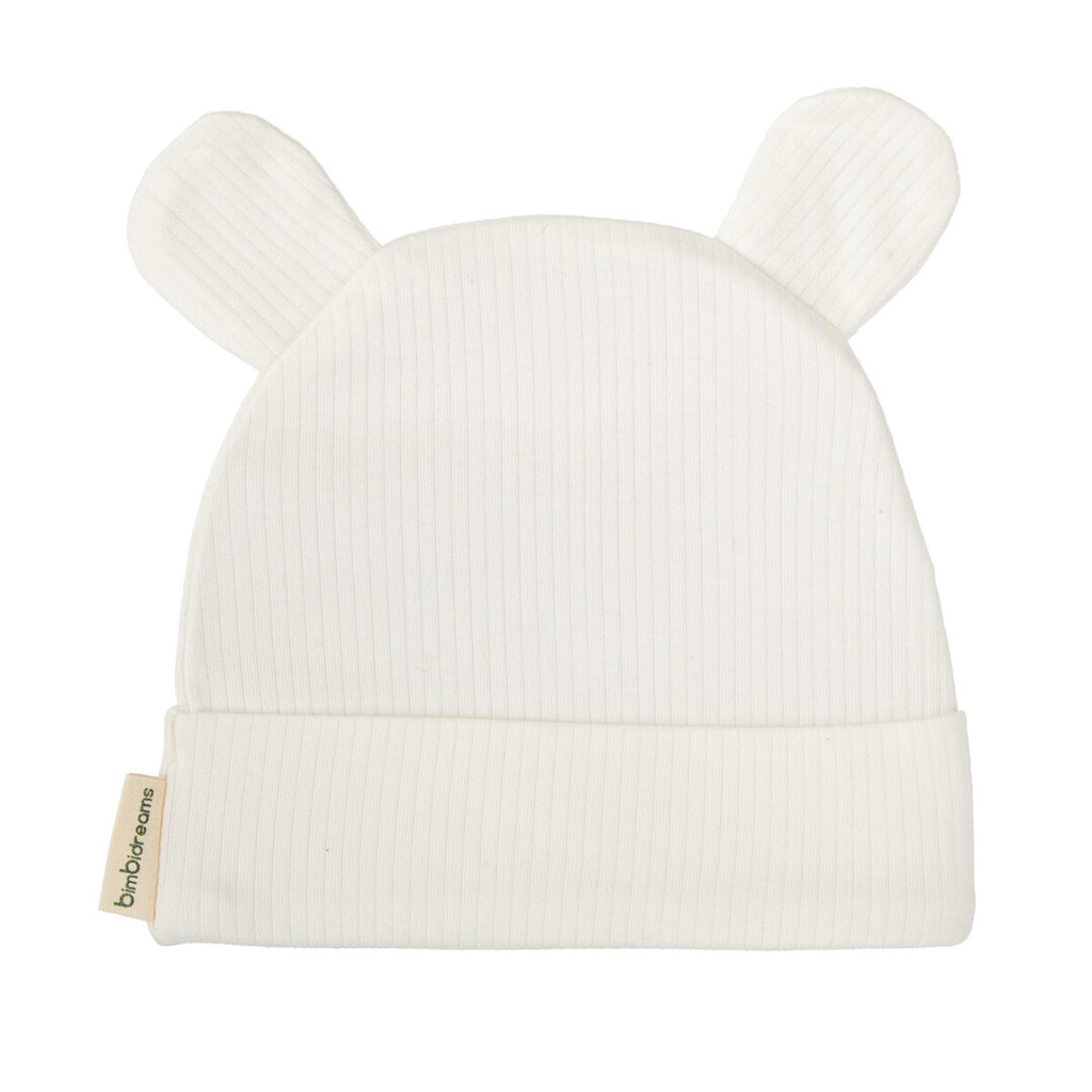 Gorro bebé T0/1M Ribana Blanco