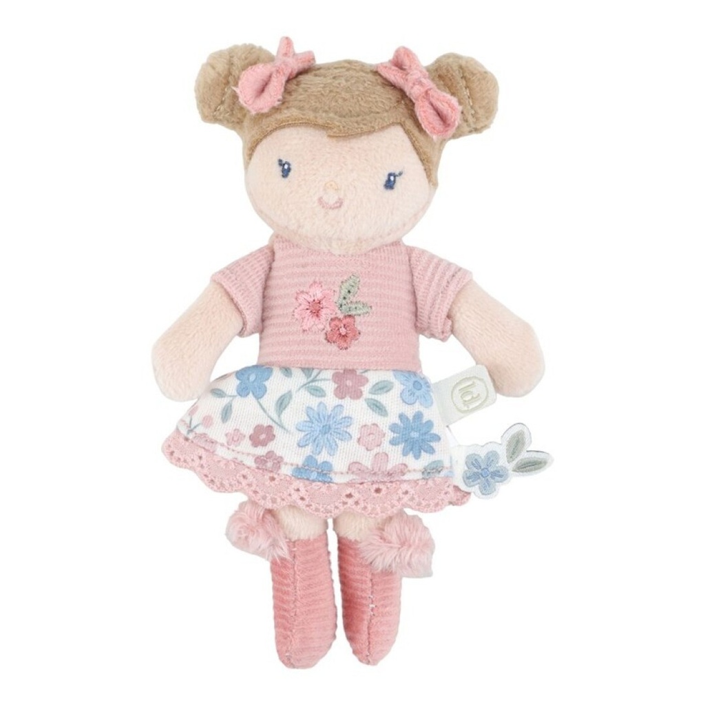 Rosa muñeca blandita pequeña 10cm