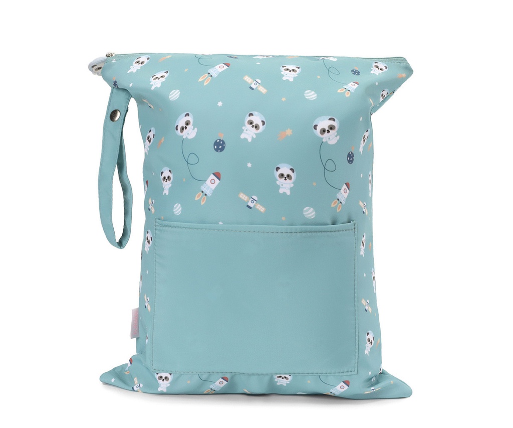 Bolsa Impermeable Grande Pandas in Space