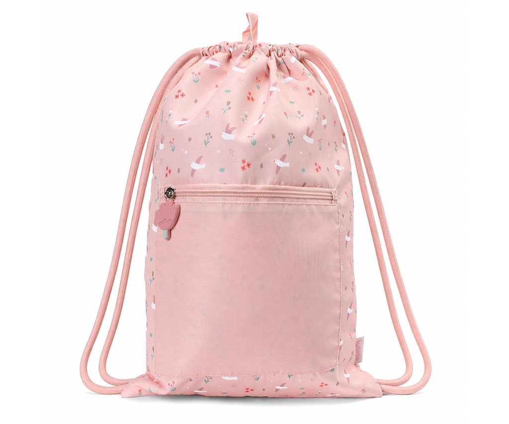 Mochila Saco Impermeable Blossom Birds