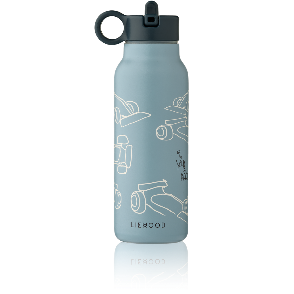 Botella térmica Falk 350 ml Race cars Beach blue