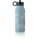 Botella térmica Falk 350 ml Race cars Beach blue