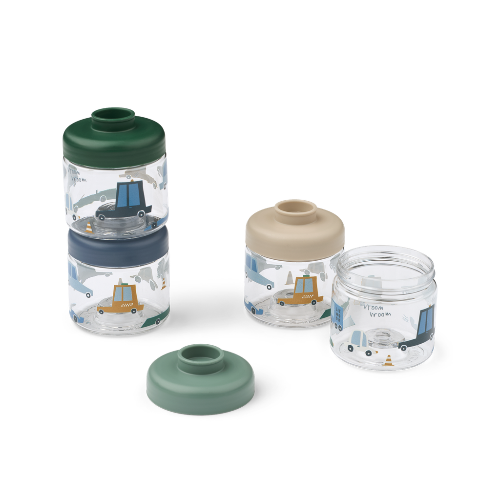 Recipientes comida de bebé 100ml Dominique Cars Sandy