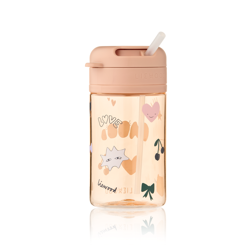 Vaso con pajita Pavia 500ml Mood Pale Tuscany