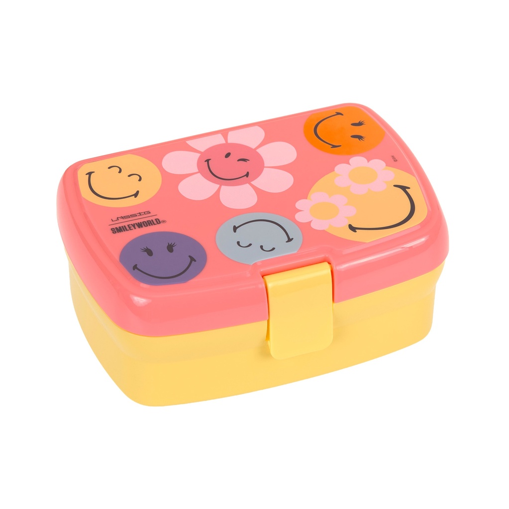 Fiambrera SmileyWorld® rosa empolvado