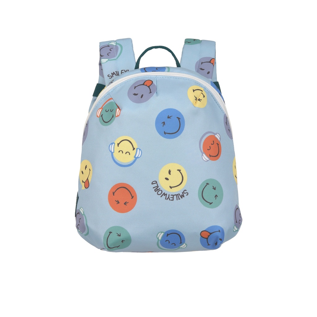 Mochila pequeña SmileyWorld® azul