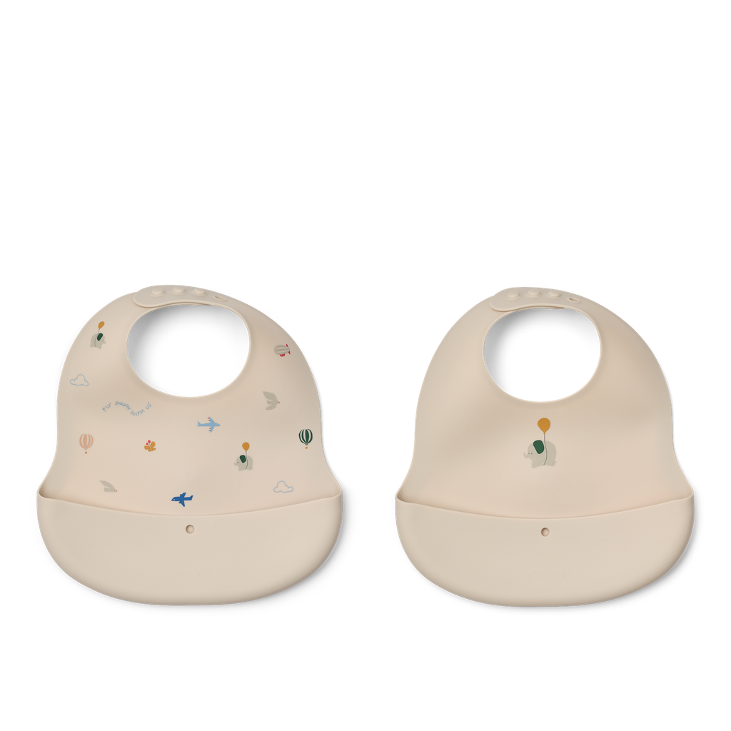 Babero Silicona 2-pac Flying Sandy