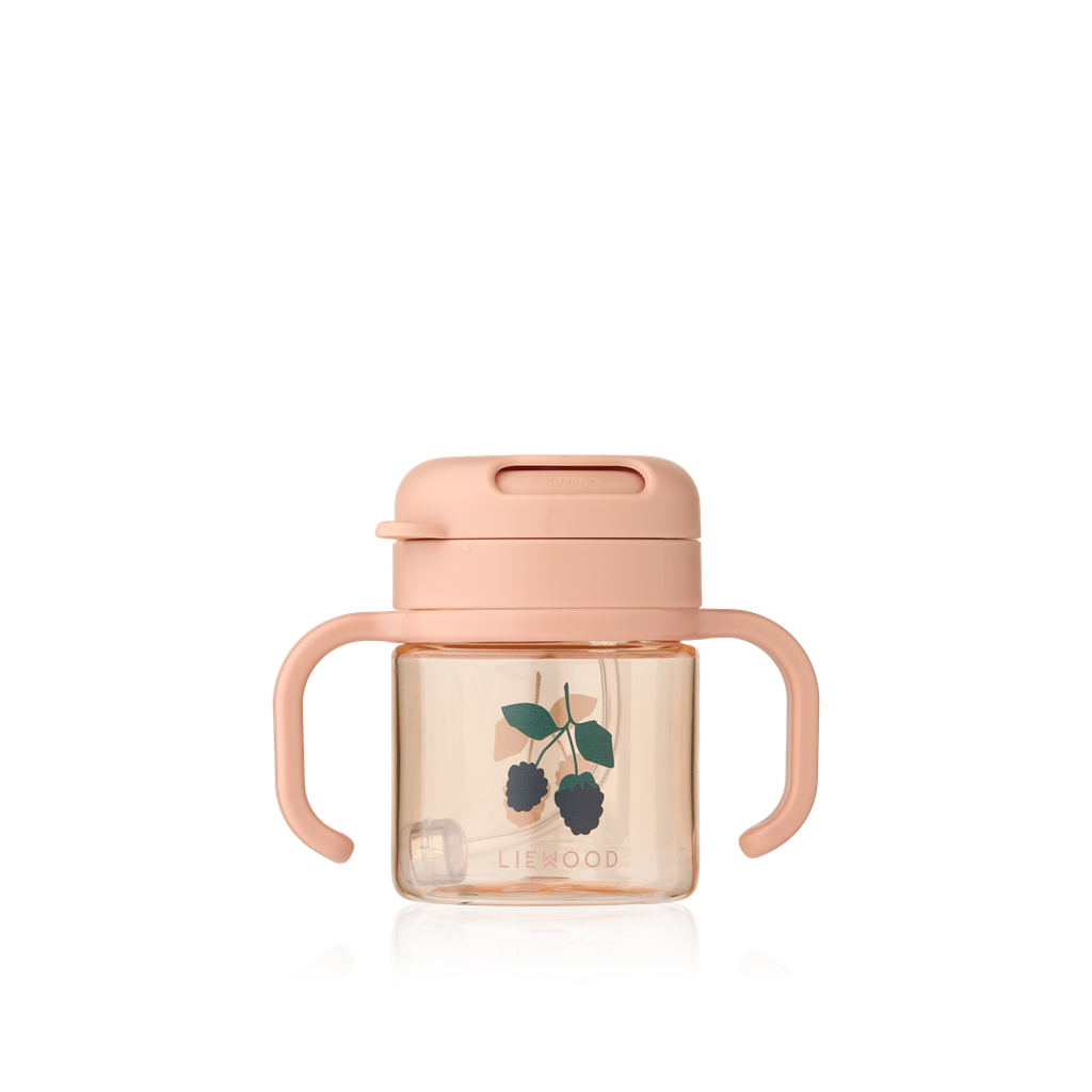 Vaso con asas y pajita Kai Berry Pale Tuscany