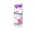 Botella Plástico con Tapón Abatible Campus 600ml Unicornio Glow