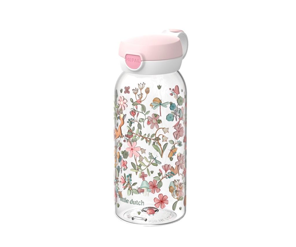 Botella Plástico con Tapón Abatible Campus 600ml Wonders