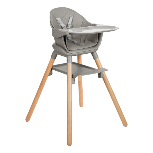 Trona 6 en 1 Woody Gris