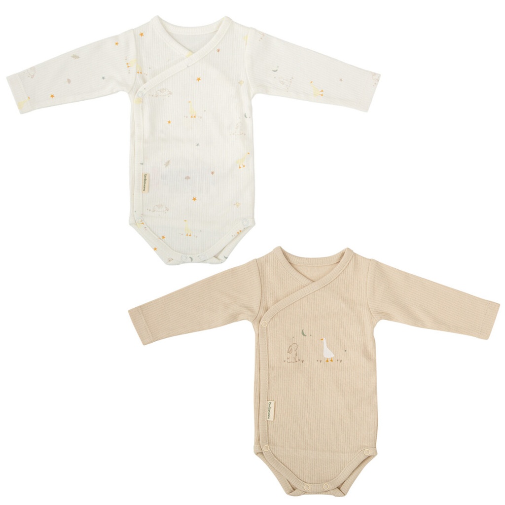 Body bebé manga larga pack 2 Happy Forest