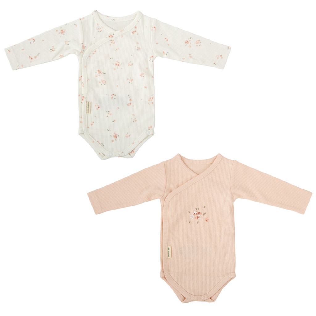 Body bebé manga larga pack 2 Monet