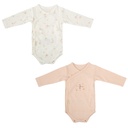 Body bebé manga larga pack 2 Monet