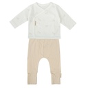 Conjunto jubón y polaina Toy lino (0-1 meses)