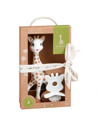 [616624] Sophie la girafe+chupete 100% hevea natural