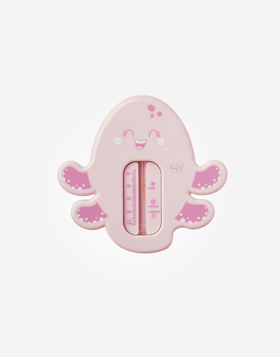 [39101] Termómetro de baño "Snorkels" pulpo rosa