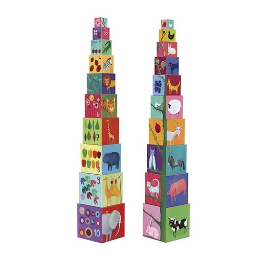 [TTDJ-38505] Primera Edad 10 Cubos natura y animales