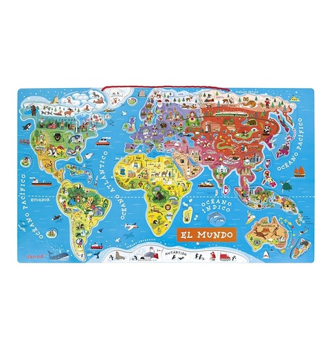 [JURA-J05503] Puzle Magnético Atlas Mundial versión Española