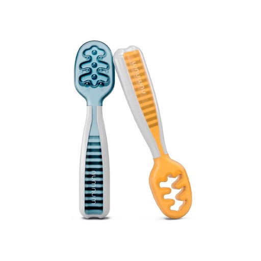 [NUM100] Pack 2 precucharas NumNum Naranja Azul