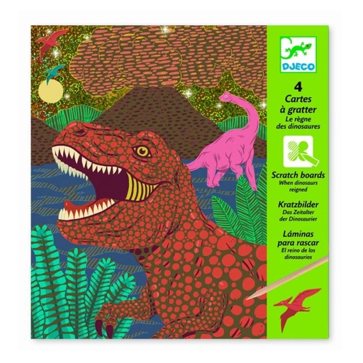 [TTDJ-39726] Cuadros para rascar El reino de los dinos