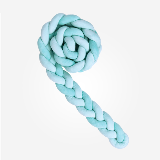 [13743] Trenza reductora protector de cuna Menta