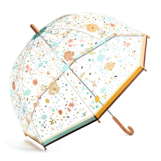 [TTDJ-54720] Paraguas grande transparente Pequeñas flores