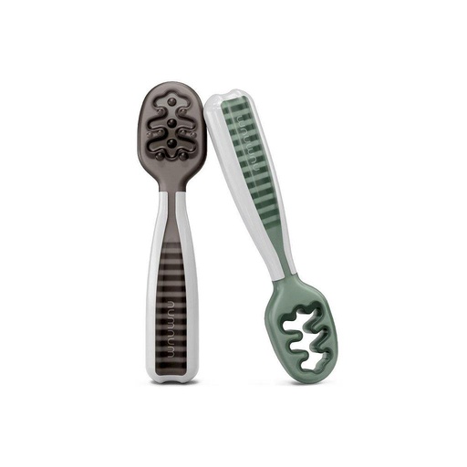 [NUM200] Pack 2 precucharas NumNum Gris Gris oscuro