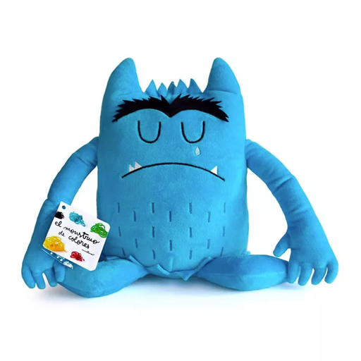 [8435174921264] El monstruo de colores peluche azul
