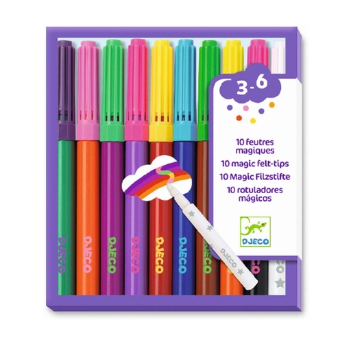 [TTDJ-38827] Colores para peques 10 Rotuladores mágicos