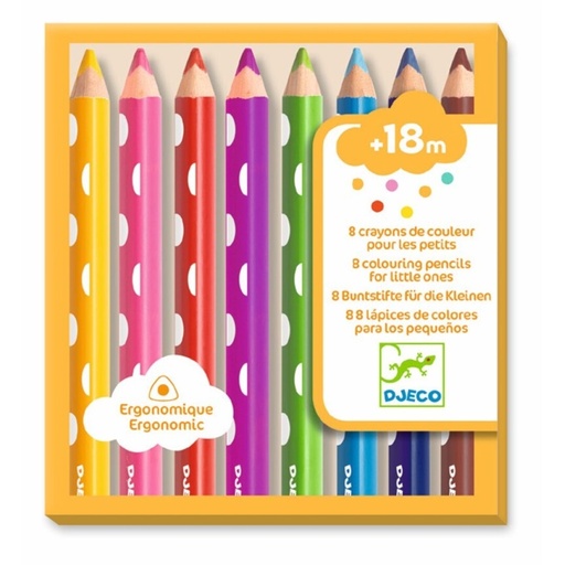 [TTDJ-39004] Colores para peques 8 lápices de colores