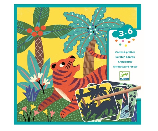 [TTDJ-39095] Cuadros para rascar Grandes animales