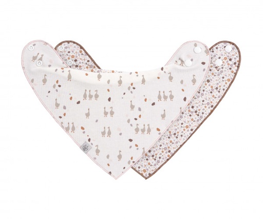 [1311014842] Bandana 2 piezas Tiny Farmer Goose Lilac