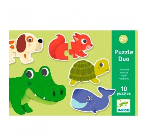 [TTDJ-38147] Educativos Puzzle dúo Animales
