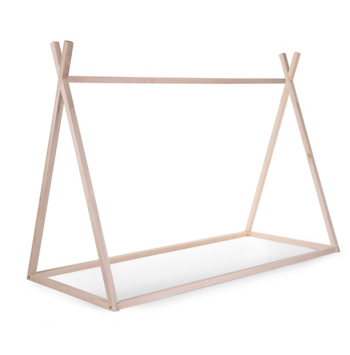 [B200TIPIN] Estructura Cama Tipi Natural + Somier 90x200cm