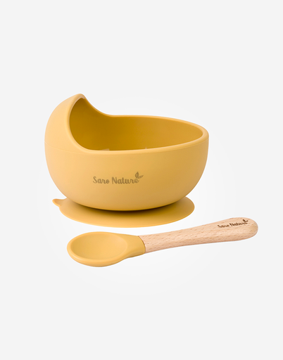 [17395] Set de alimentación "Nordic Wave" mostaza