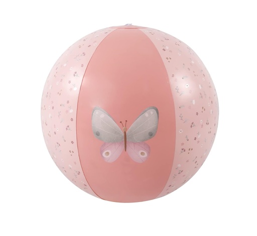 [TOCTOYS-LD2008703] PELOTA DE PLAYA FLORES ROSA 35 CM