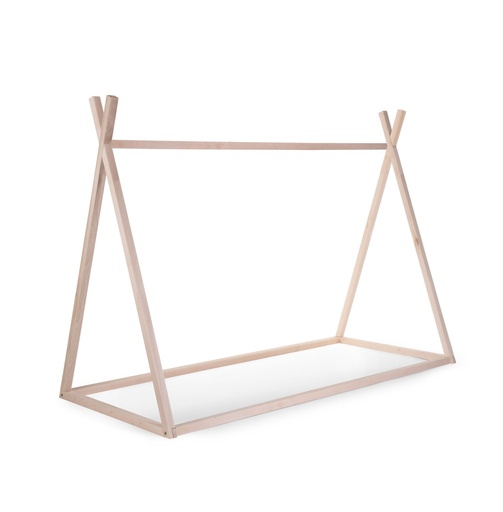 [B140TIPIN] Estructura Cama Tipi Natural + Somier 70x140cm