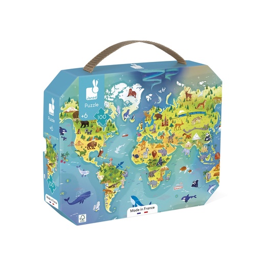 [JURA-J02607] Puzle El Mundo  - 100 piezas