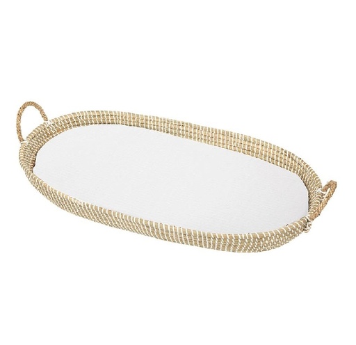 [36400090] Cesto cambiador mimbre + colchón 40X80 Natural