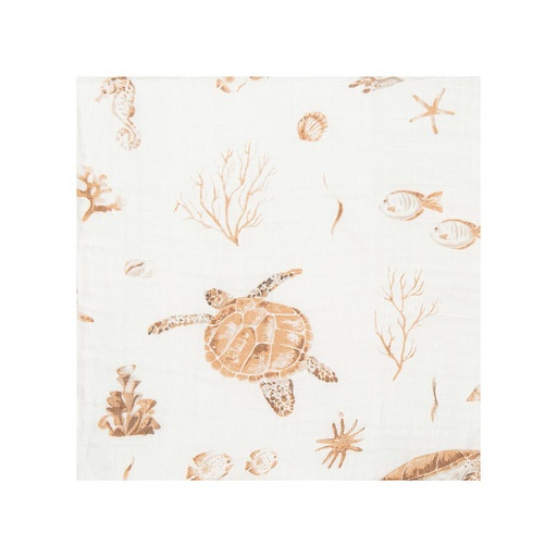 [56452402] Muselina Bambú 120X120 Ocean