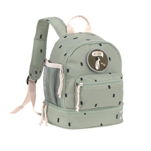 [1203001581] Mini Backpack Happy Prints light olive