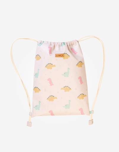 [75022] Mochila saco "Wild Dinos" mostaza
