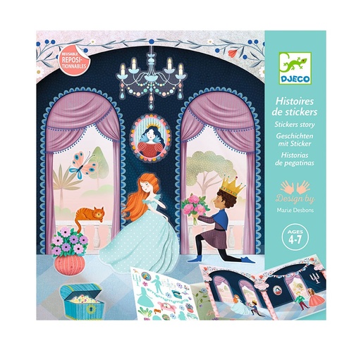 [TTDJ-38954] Pegatinas cuentos la vida en el castillo